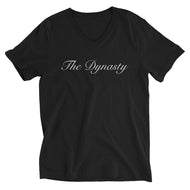 THE DYNASTY: GS•NJ Custom Short Sleeve V-Neck T-Shirt