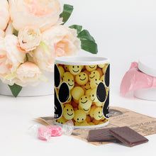 Load image into Gallery viewer, I LOVE MY COFFEE AND PUPPIES White glossy mug
